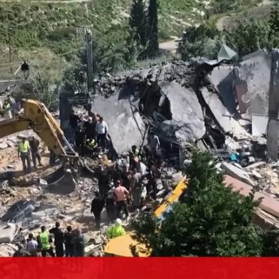 Bombardeamentos israelitas causam destruição no sul de Beirute
