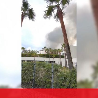 Incêndio atinge restaurante de hotel de cinco estrelas em Albufeira