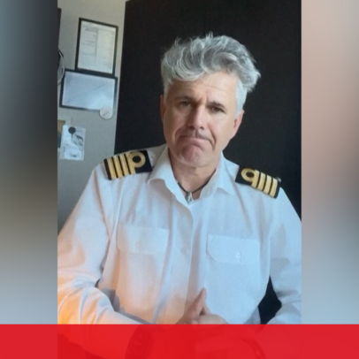 Capitão de navio agradece união de passageiros após surto de hantavírus