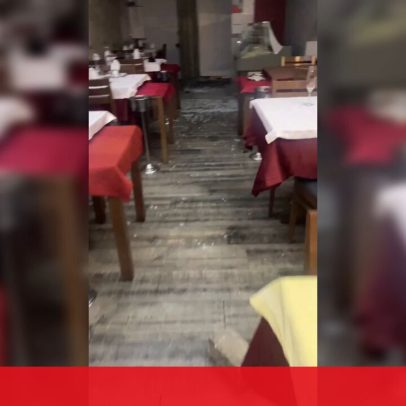 Restaurante em Matosinhos destruído após assalto