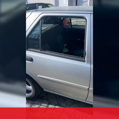 Carro alvo de furto em Leça da Palmeira
