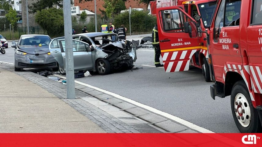 Mulher morre após colisão envolvendo quatro carros na EN13, Maia