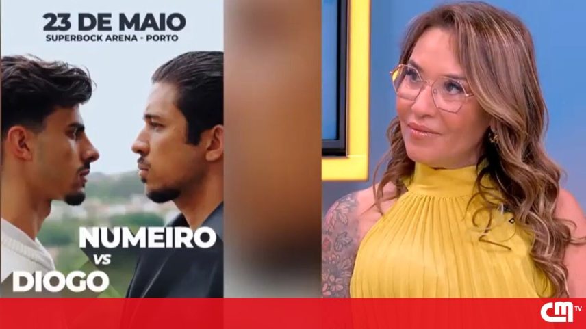 Lurdes Diniz comenta desafio de boxe entre Diogo Maia e Numeiro