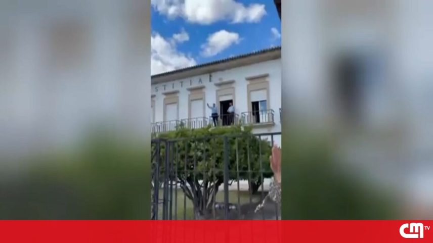 Imagens mostram GNR a disparar ao ar após detido fugir de Ponte de Sor