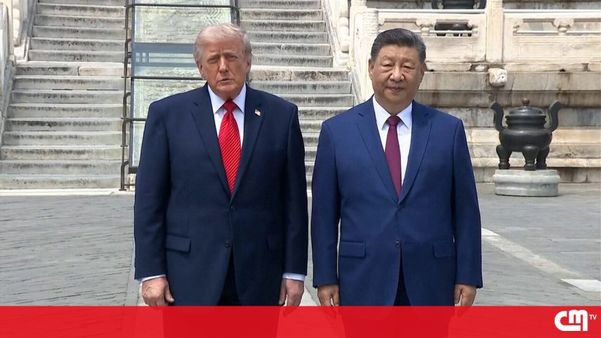Xi Jinping e Trump visitam Templo do Céu após reunião em Pequim