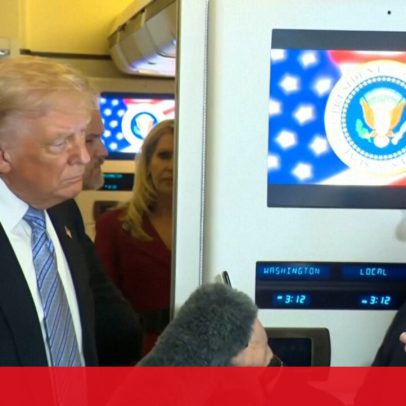 Trump chama jornalista de traidor durante debate sobre guerra com o Irão