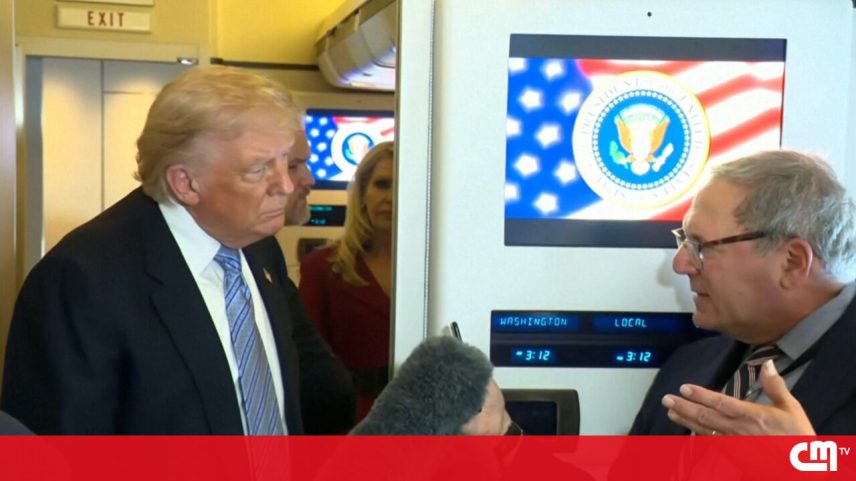 Trump chama jornalista de traidor durante debate sobre guerra com o Irão