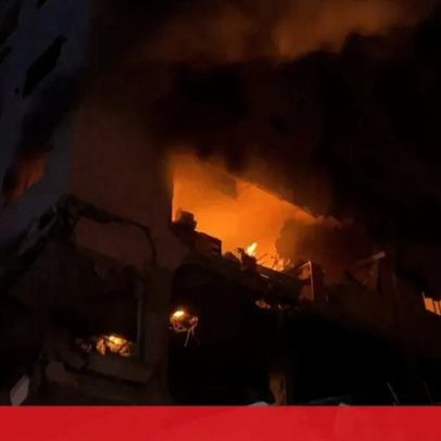 Imagens mostram destruição após bombardeamento em Gaza