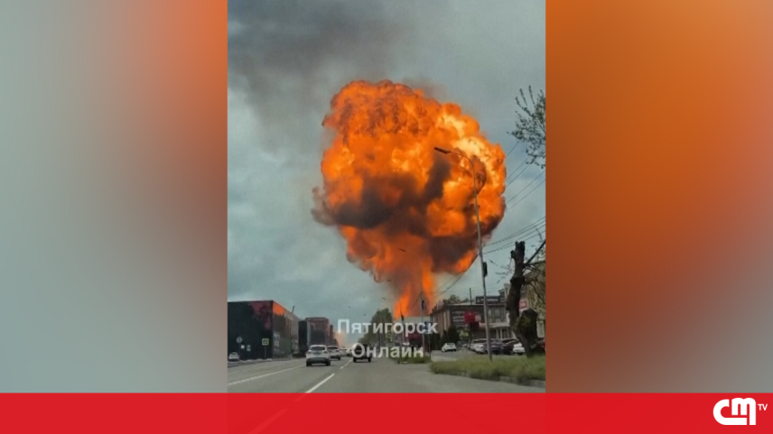 Explosão de camião de combustível em posto russo fere seis