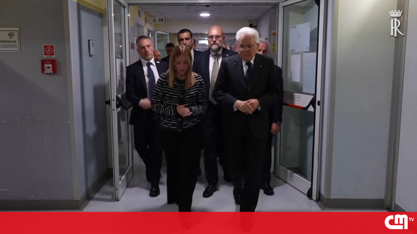Presidente e primeira-ministra de Itália visitam vítimas de atropelamento no hospital em Modena