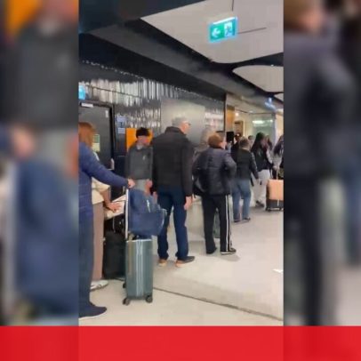 Filas e longos tempos de espera revelam caos no aeroporto de Lisboa