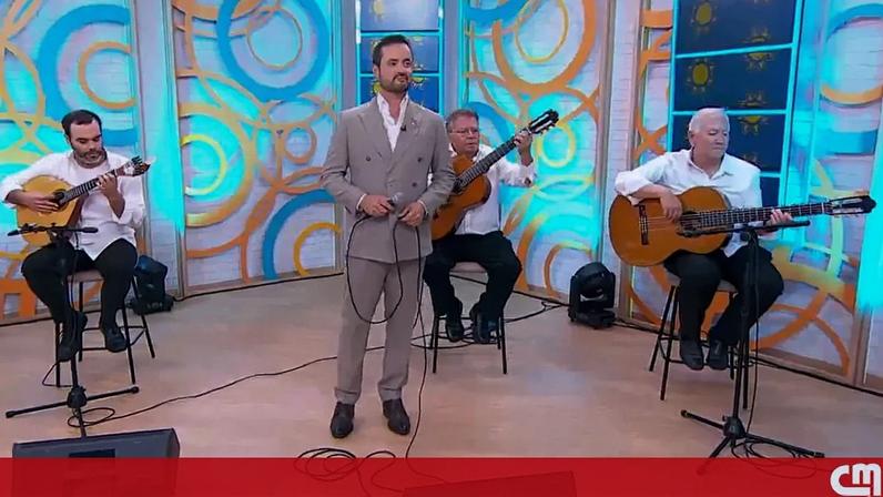 Silêncio que se cantou o fado no ‘Olá, Bom Dia!’: Veja a atuação de Luís Caeiro