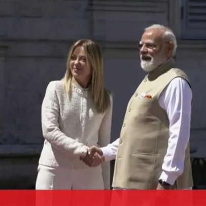 Meloni recebe primeiro-ministro indiano em Roma