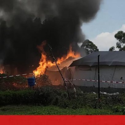 Centro de tratamento de Ébola incendiado no Congo