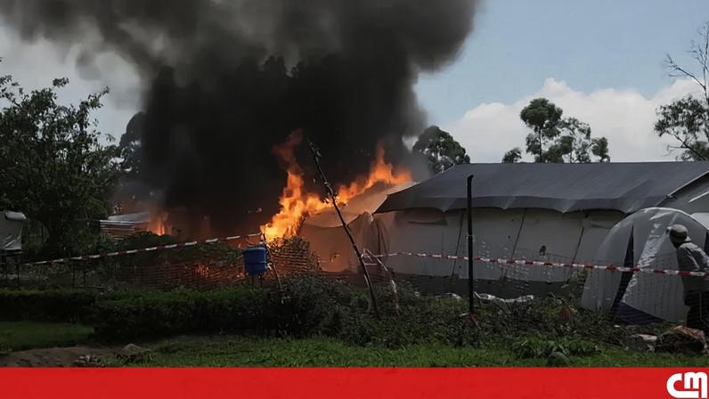 Centro de tratamento de Ébola incendiado no Congo