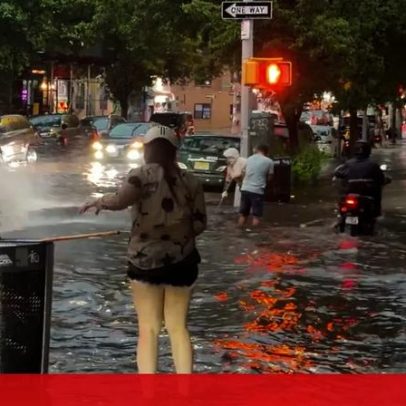 Chuvas torrenciais provocam inundações em várias zonas de Nova Iorque
