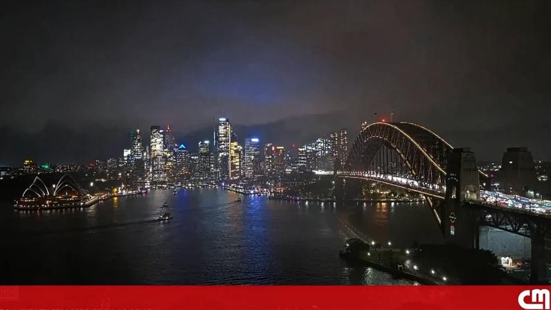 Meteorito iluminando o céu na Austrália