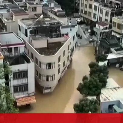 Chuvas intensas provocam cheias e evacuações no sul da China
