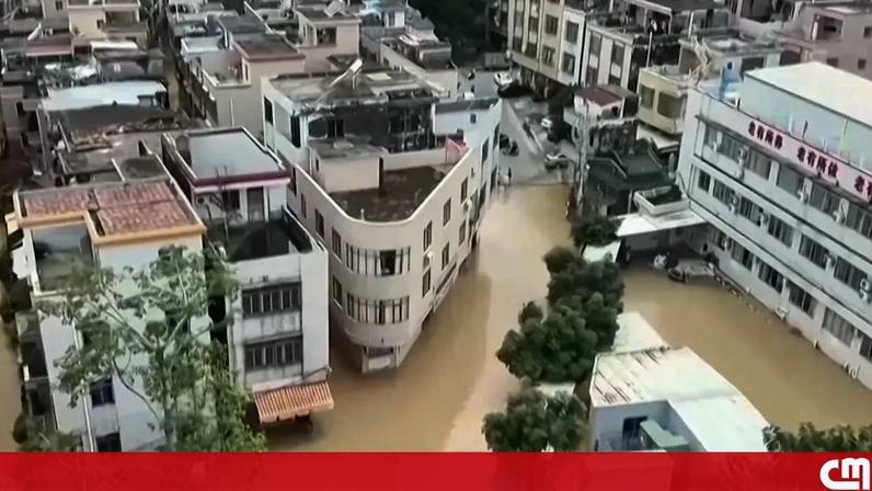 Chuvas intensas provocam cheias e evacuações no sul da China