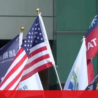 Milhares em Taipei manifestam-se a favor do apoio militar dos EUA a Taiwan