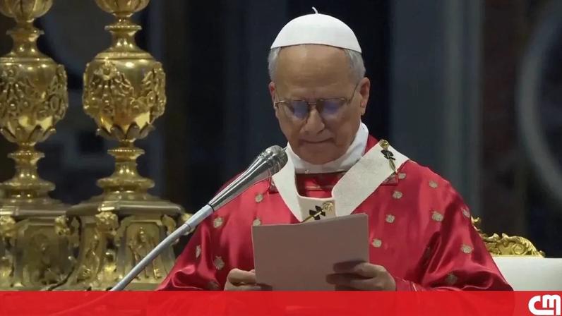 Papa Leão XIV reza na Pentecostes pela salvação da humanidade do mal da guerra