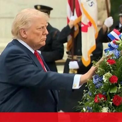Trump marca Dia de Memória com homenagem a soldados dos EUA
