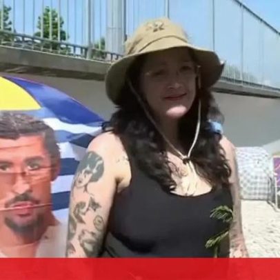 Fãs aguardam o concerto de Bad Bunny no Estádio da Luz