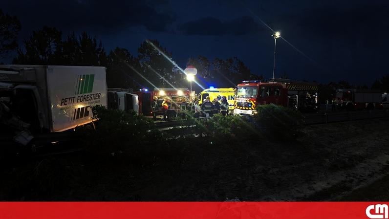 Morte em colisão na A17, Cantanhede; trânsito cortado sul-norte