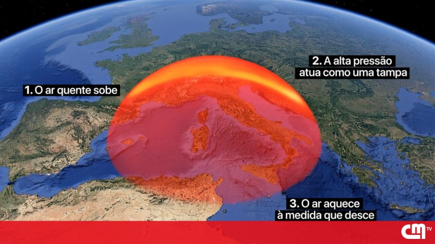 Cúpula de calor coloca Portugal em alerta: como o fenómeno atua