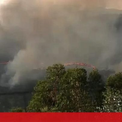 Incêndio florestal deflagra em Arouca