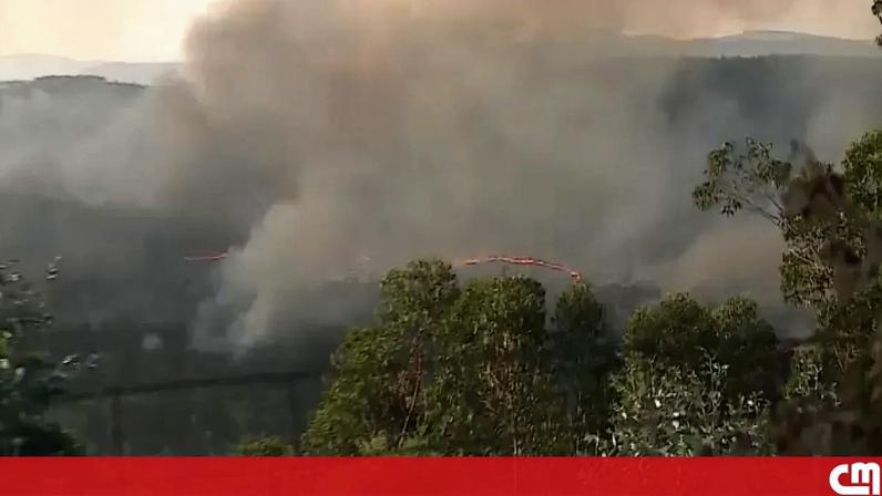Incêndio florestal deflagra em Arouca