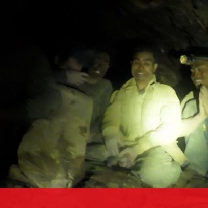 Resgate de cinco pessoas presos em gruta inundada no Laos