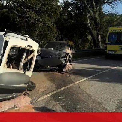 Três feridos em despiste e colisão entre dois carros em Castelo Branco