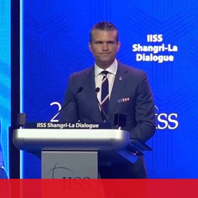Hegseth defende força, silêncio e clareza para estabilidade no Diálogo Shangri-La