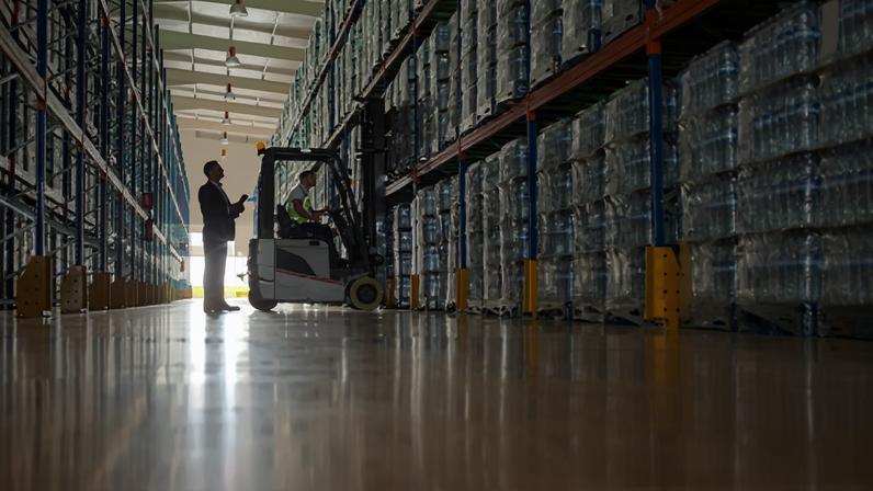 Produção industrial, armazém, zona euro