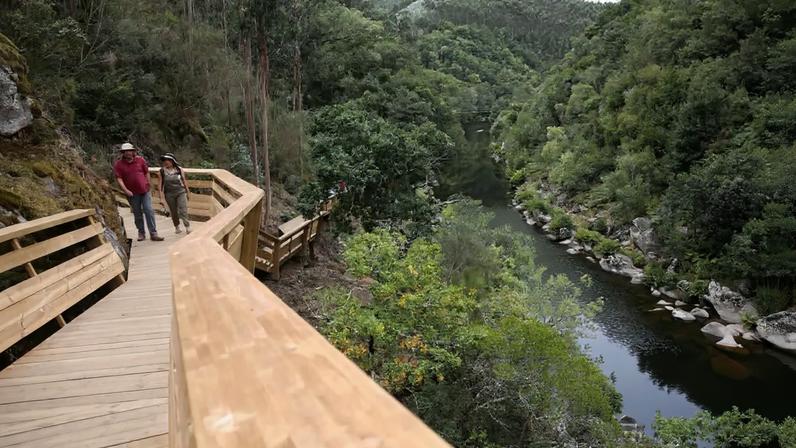 Passadiços no rio Paiva