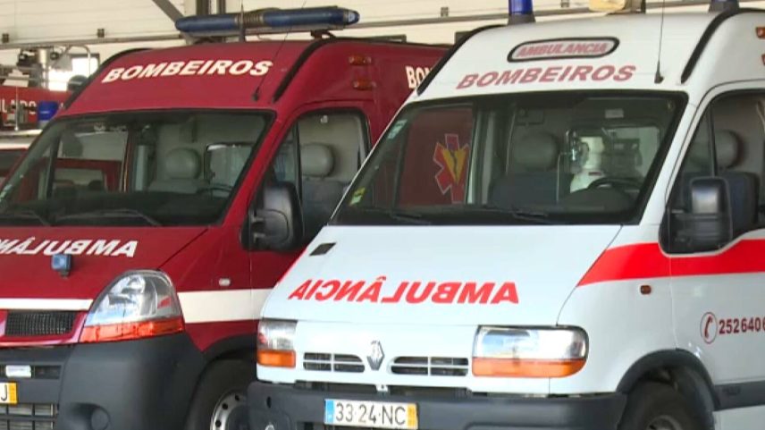 Bombeiros Voluntários de Braga foram acionados para o local