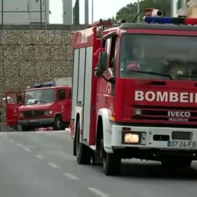 Camião dos bombeiros despista-se a caminho de incêndio na Figueira da Foz
