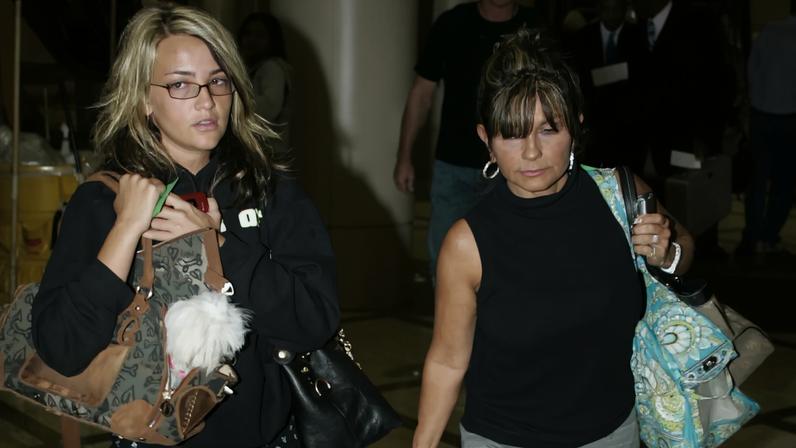 Jamie Lynn Spears, irmã de Britney Spears, com a mãe, Lynne Spears
