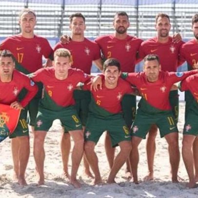 Portugal assegura vaga na Superfinal da Liga Europeia de futebol de praia