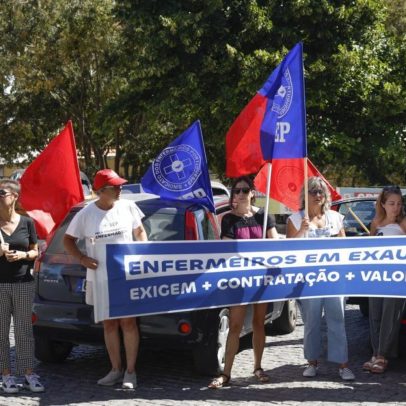 Greve de um dia de enfermeiros de todos os setores