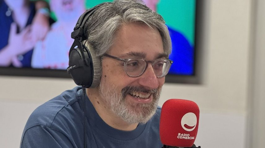 Nuno Markl emociona-se no regresso à Rádio Comercial, no aniversário da estação