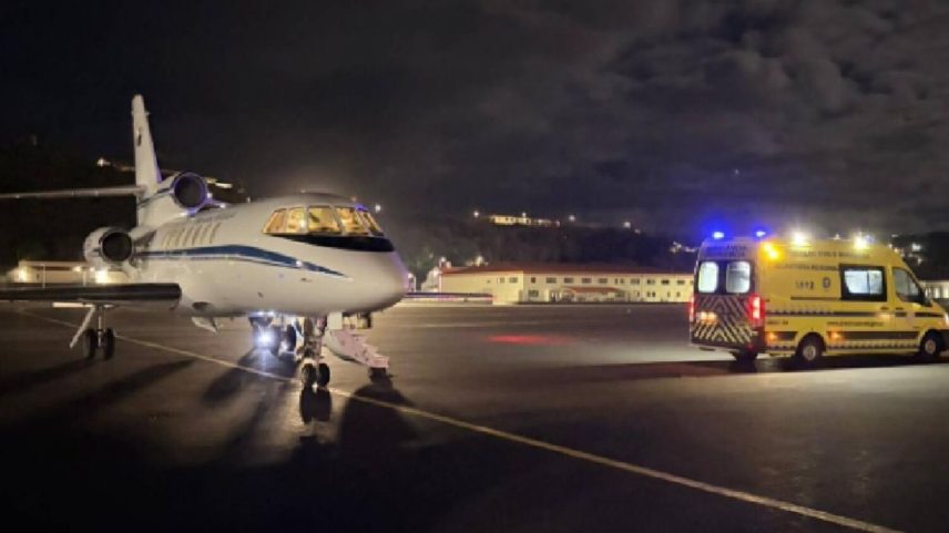 Bebé de sete meses transportado da ilha Terceira para Lisboa
