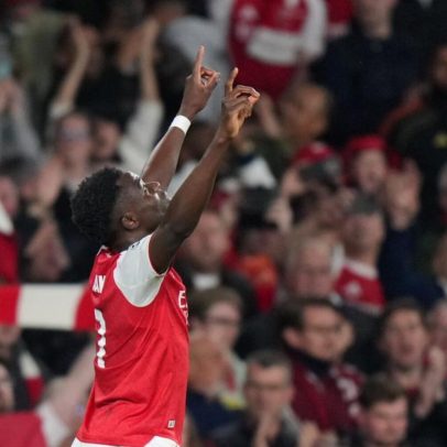Golo de Saka coloca Arsenal na final da Liga dos Campeões em Budapeste