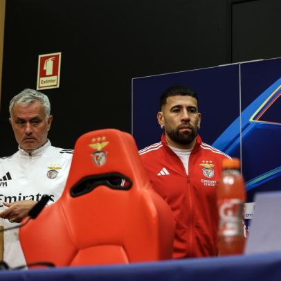 Otamendi recebe repreensão de Mourinho e Rui Costa