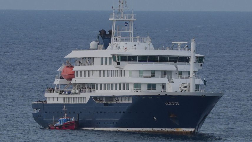 Passageiro espanhol do navio Hondius testa positivo para hantavírus