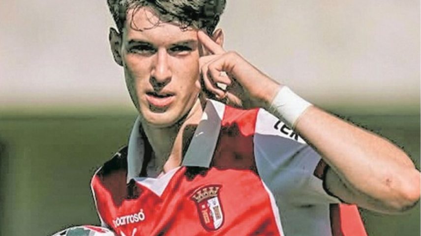 Luisinho, médio criativo do Sp. Braga, estreou-se na equipa principal com assistência