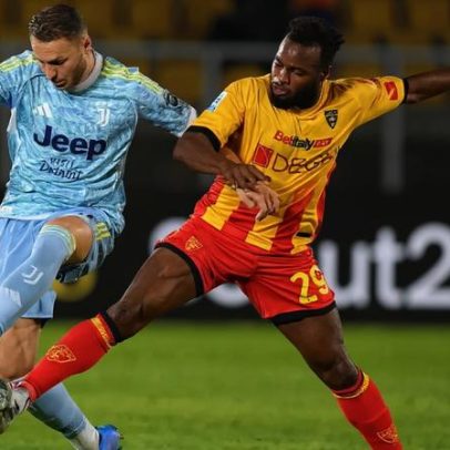 Juventus vence Lecce e aproxima-se da Liga dos Campeões