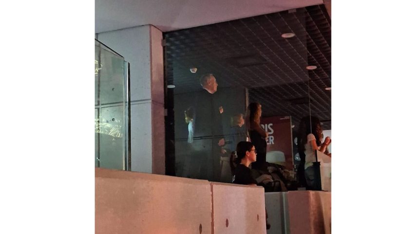 Marcelo Rebelo de Sousa no concerto das TWICE na MEO Arena