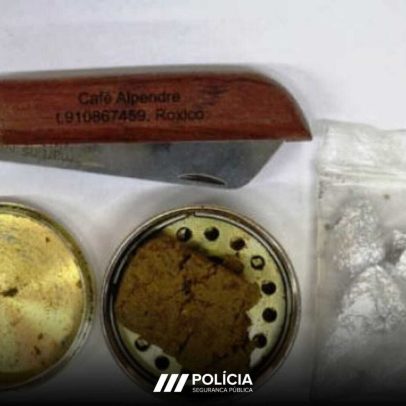 Rapaz detido por tráfico de droga dentro de escola em Aveiro